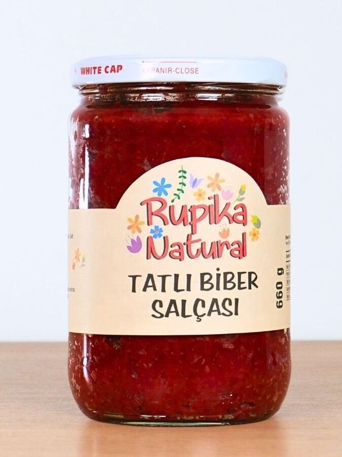 Rupika Natural Tatlı Biber Salçası 660gr